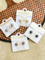 STERLING SILVER TAHITIAN PEAL STUDS