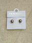 STERLING SILVER TAHITIAN PEAL STUDS