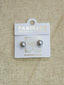 STERLING SILVER TAHITIAN PEAL STUDS