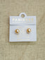 STERLING SILVER TAHITIAN PEAL STUDS