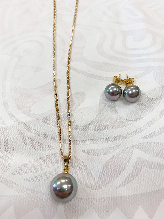 HAVAII GOLD FILLED PEARL SET